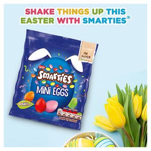 Smarties Milk Chocolate Easter Mini Eggs Sharing Bag 80g