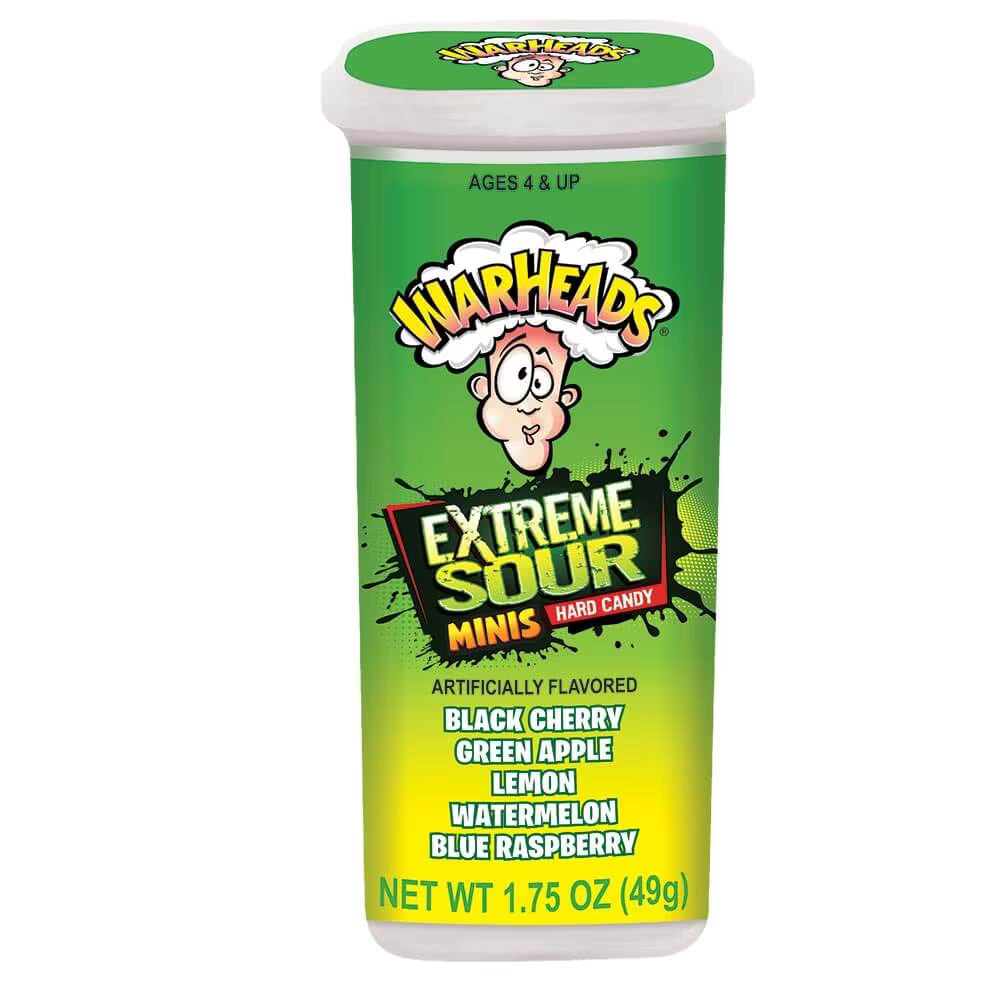 Warheads Mini Extreme Sour Hard Candy 49g 極酸迷你糖果