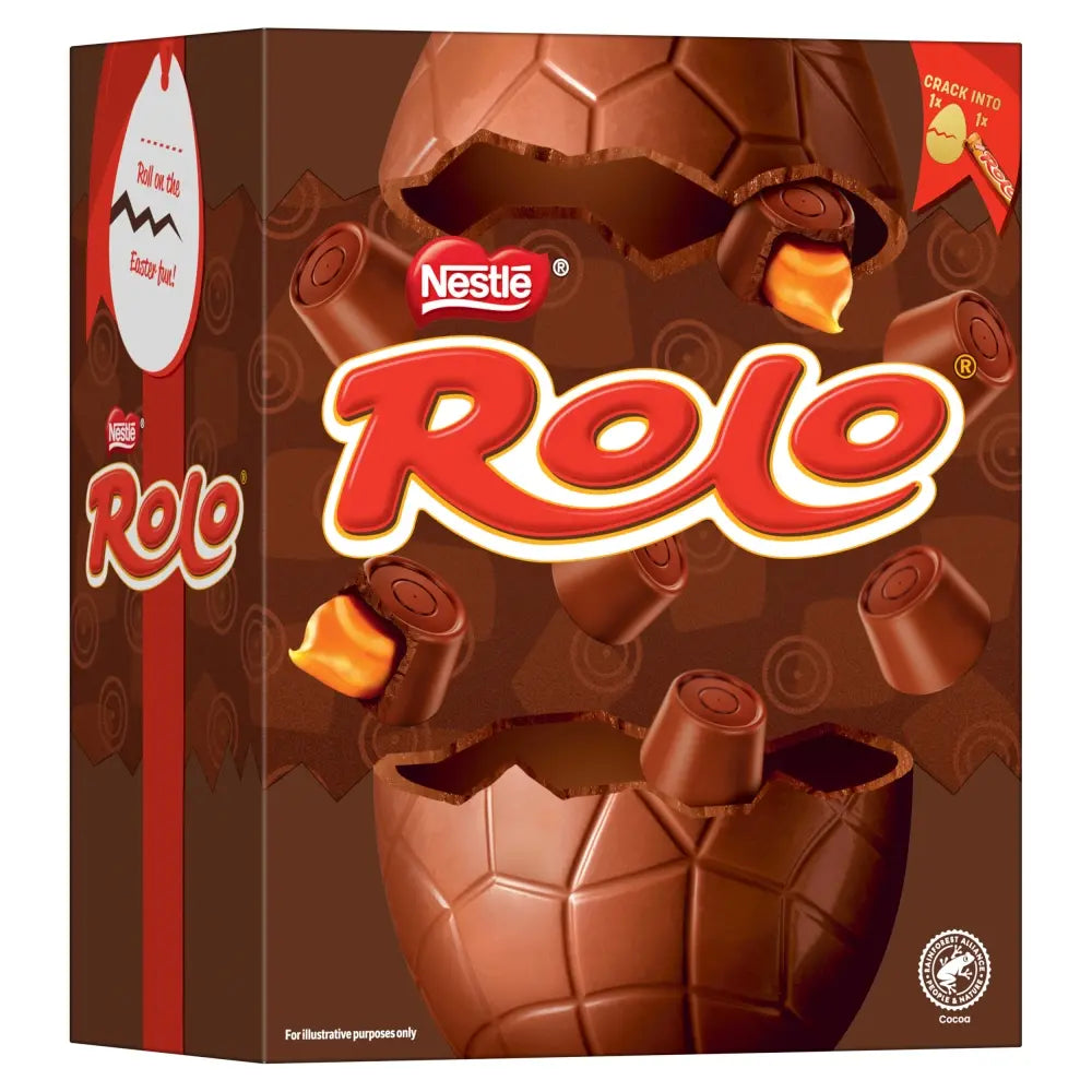Rolo Milk Chocolate Large Easter Egg 202g 英國經典Rolo牛奶朱古力大復活蛋