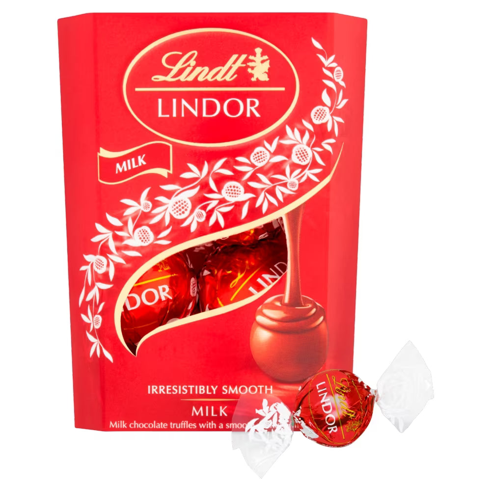 Lindt Lindor Milk Chocolate Truffles Treat Box 37g 瑞士蓮Lindor松露牛奶朱古力