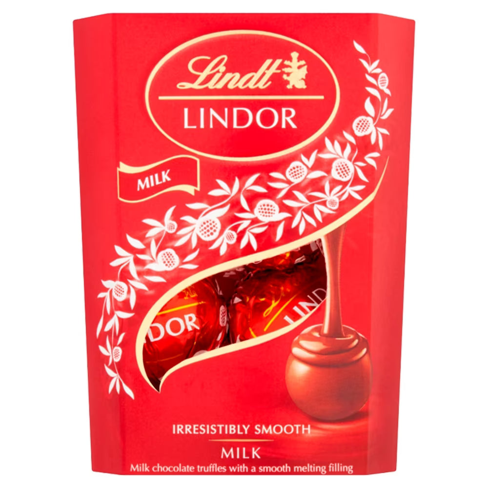 Lindt Lindor Milk Chocolate Truffles Treat Box 37g 瑞士蓮Lindor松露牛奶朱古力