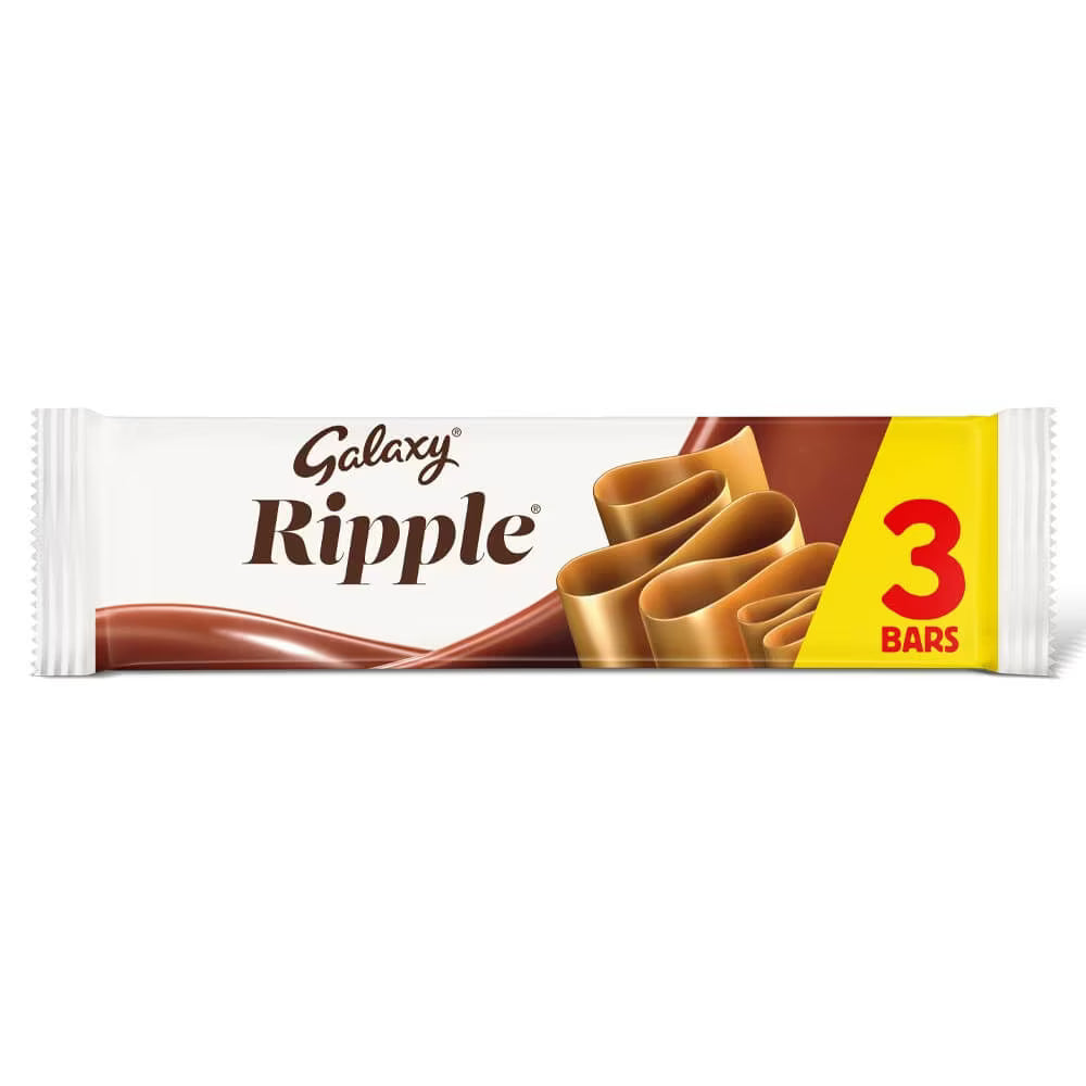 Galaxy Ripple Milk Chocolate Snack Bars Multipack 英國經典層層朱古力