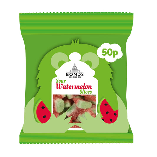 Bonds Sour Watermelon Slices Treat Bags 55g