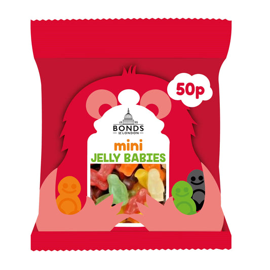 Bonds Mini Jelly Babies Treat Bags 50g