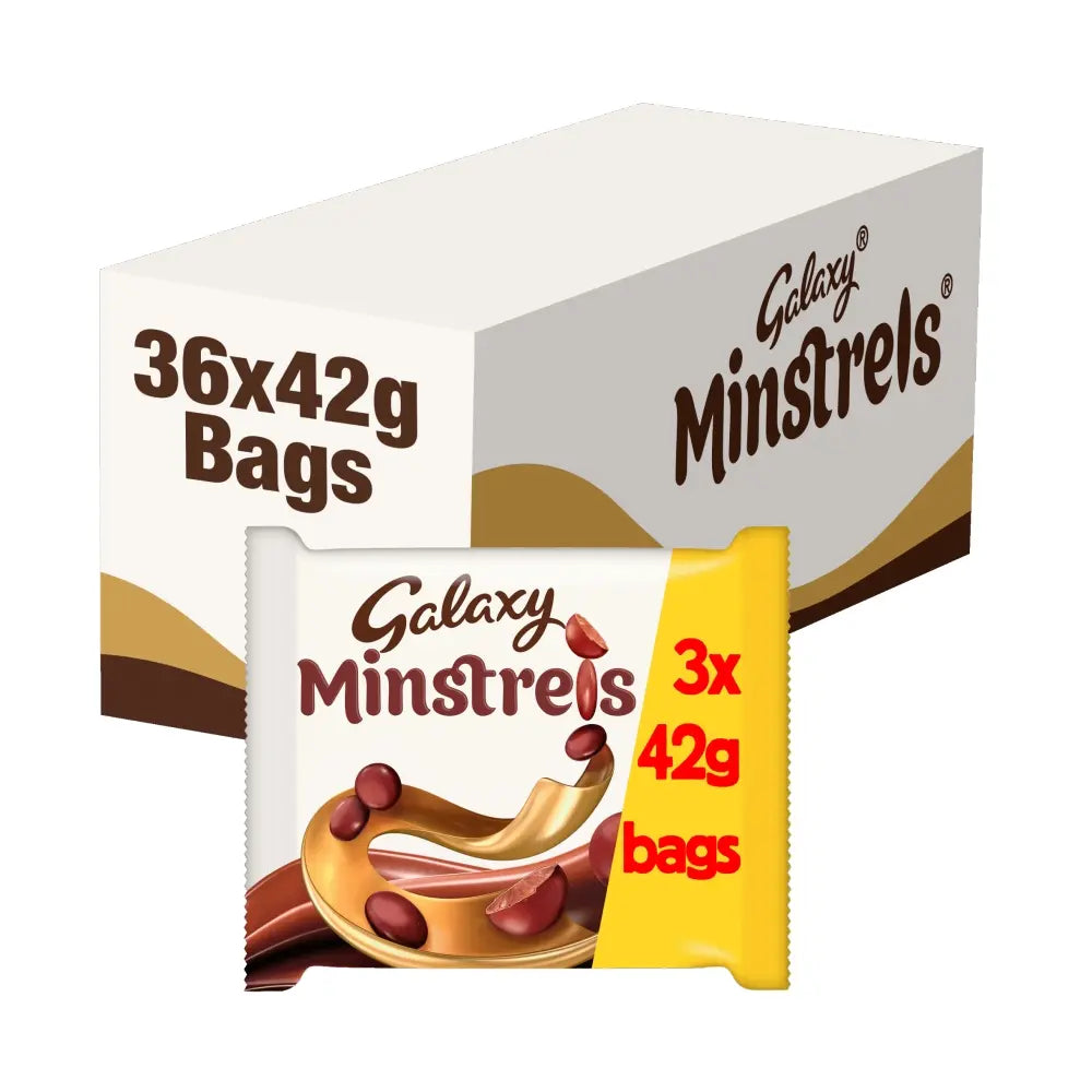 Galaxy Minstrels Chocolate Bags Multipack 126g