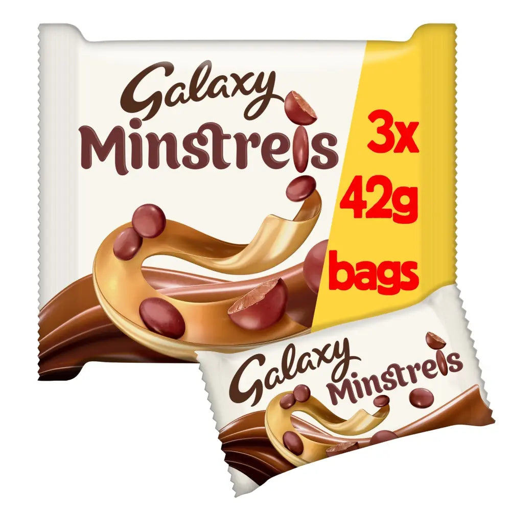 Galaxy Minstrels Chocolate Bags Multipack 126g