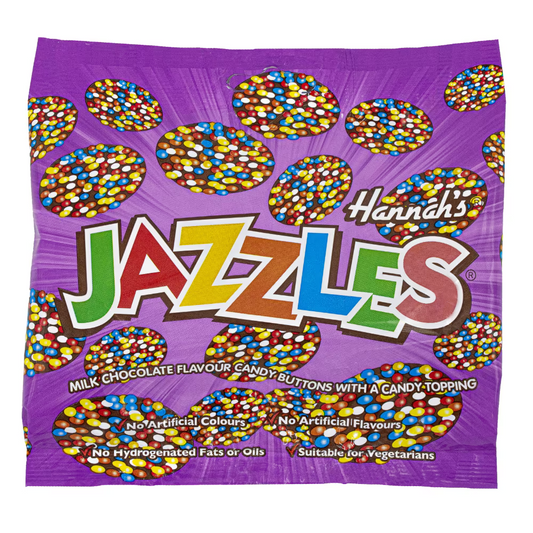 Hannah's Choc Jazzles Bag 140g 彩虹粒粒朱古力