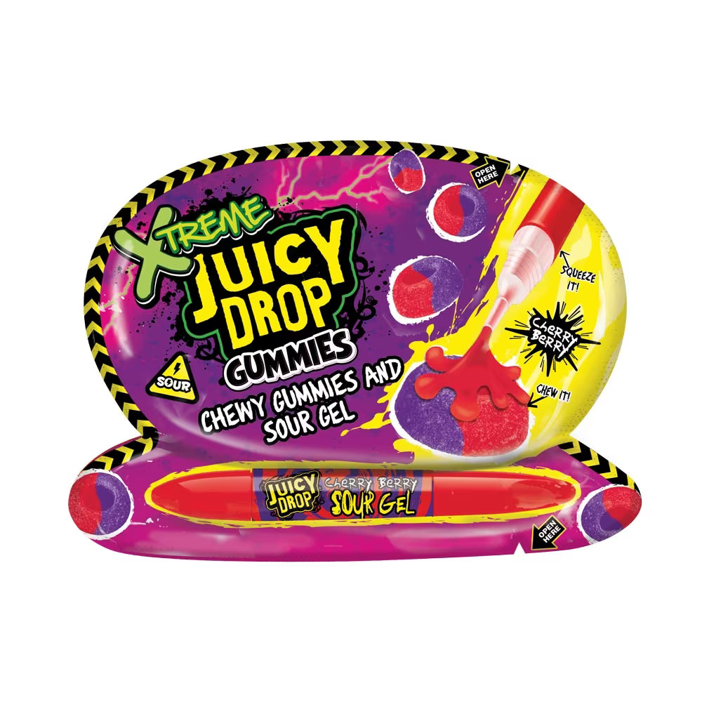 Bazooka Xtreme Juicy Drop Gummies 67g 唧唧酸汁筆&軟糖(極酸版)