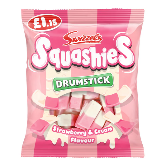 Swizzels Squashies Drumstick Strawberry & Cream 120g