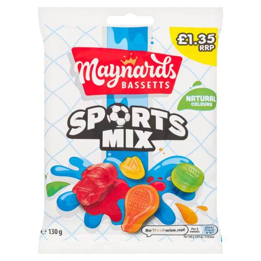 Maynards Bassetts Sports Mix Bag 130g