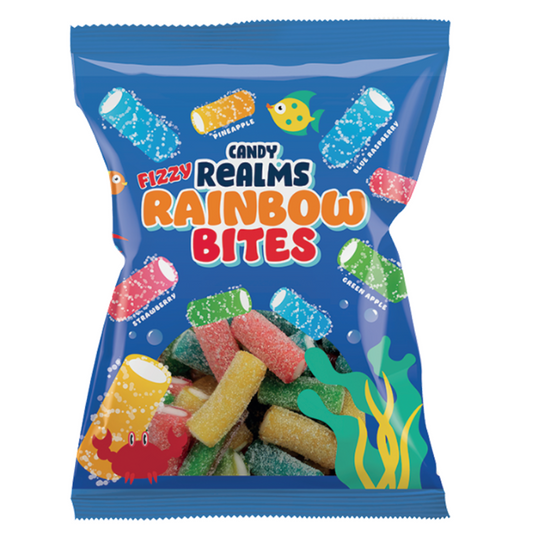 Candy Realms Fizzy Rainbow Bites Bag 170g
