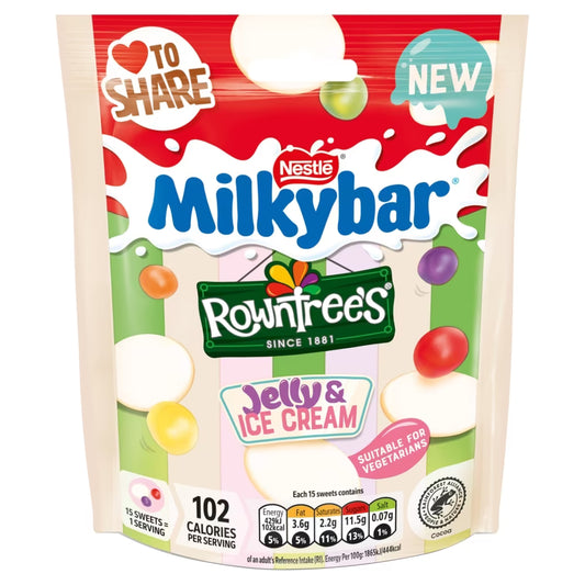 Milkybar Jelly & Ice Cream Buttons 95g