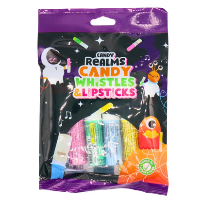 Candy Realms Candy Whistles & Lipsticks Bag 30g