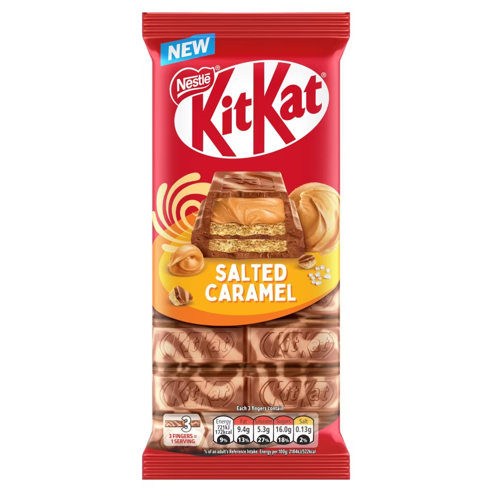 KitKat Salted Caramel Chocolate Bar 99g