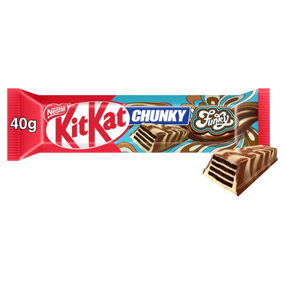 Kit Kat Chunky Funky Chocolate Bar 40g 斑馬Kit Kat朱古力