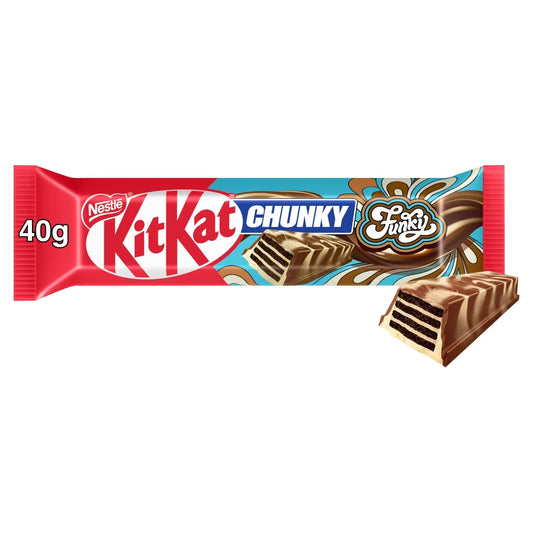 Kit Kat Chunky Funky Chocolate Bar 40g 斑馬Kit Kat朱古力