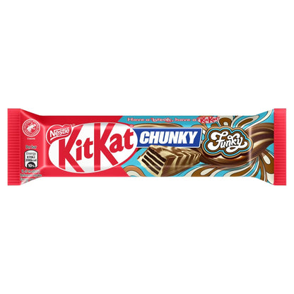 Kit Kat Chunky Funky Chocolate Bar 40g 斑馬Kit Kat朱古力
