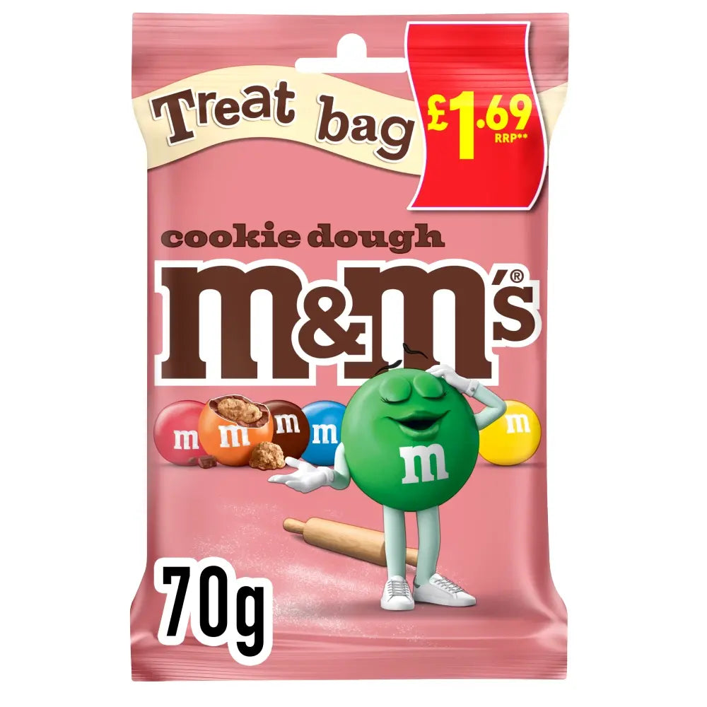 M&M's Cookie Dough Milk Chocolate Bag 70g