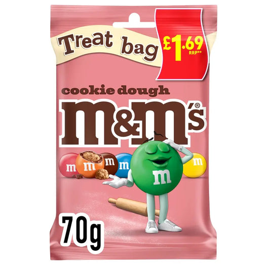 M&M's Cookie Dough Milk Chocolate Bag 70g