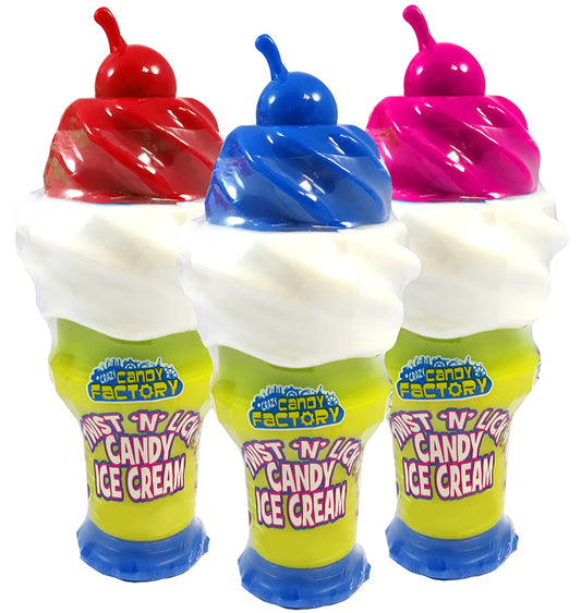 Crazy Candy Factory Twist 'n' Lick Candy Ice Cream 25g
