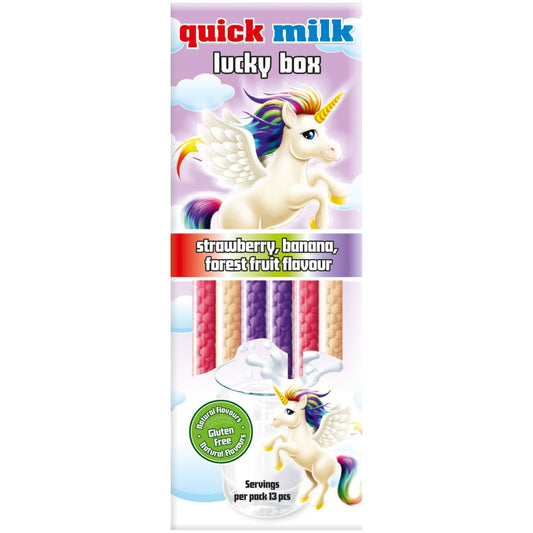 Quick Milk Unicorn Mix Straws 13pcs