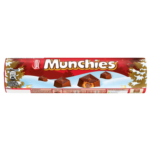 Munchies Milk Chocolate & Caramel Giant Tube 80g 巨型筒裝焦糖餅乾朱古力
