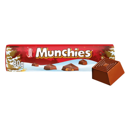 Munchies Milk Chocolate & Caramel Giant Tube 80g 巨型筒裝焦糖餅乾朱古力