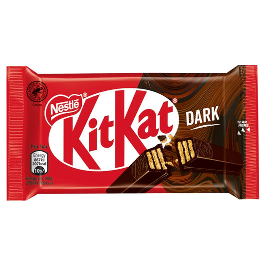 KitKat 4 Finger Dark Chocolate Bar 41.5g (UK)