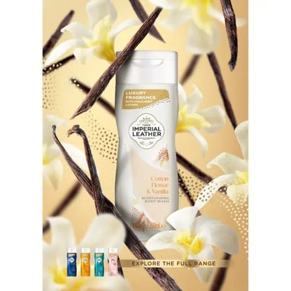 Imperial Leather Cotton Flower & Vanilla Moisturising Body Wash 250ml