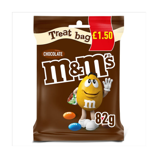 M&M's Milk Chocolate Treat Bag 82g (UK)