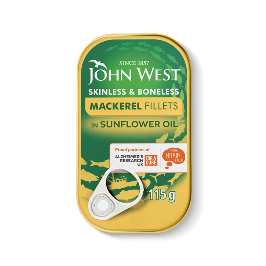 John West Mackerel Fillets in Sunflower Oil 115g