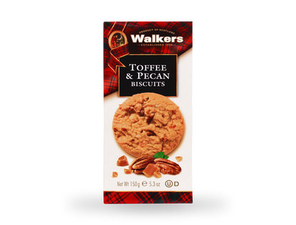 Walkers Toffee & Pecan Biscuits 150g