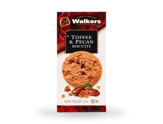 Walkers Toffee & Pecan Biscuits 150g