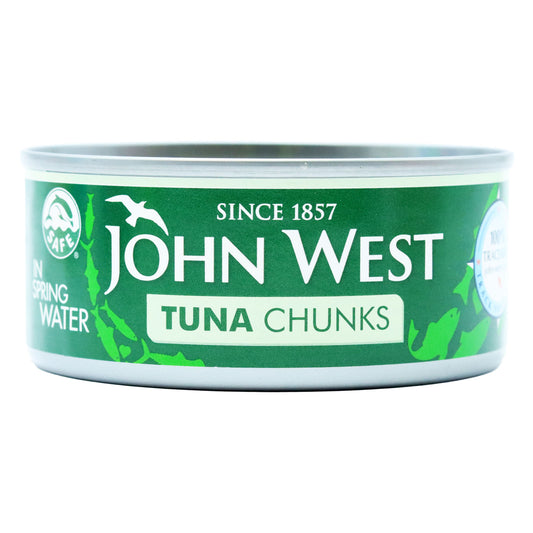 John West Tuna Chunks in Spring Water 145g 礦泉水浸吞拿魚塊