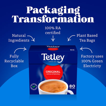 Tetley Tea Bags 80s