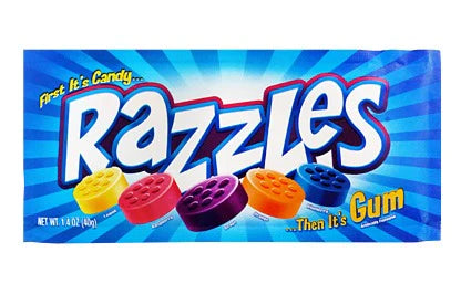 Razzles Original Candy Gum 39g 糖果香口膠