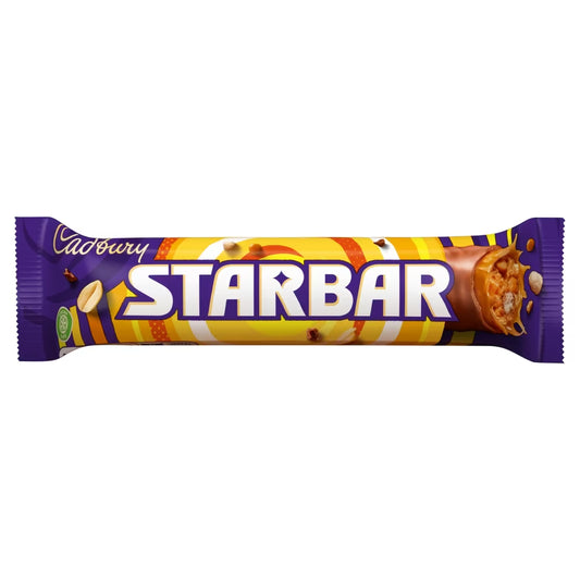 Cadbury Starbar Chocolate Bar 49g 吉百利花生焦糖朱古力