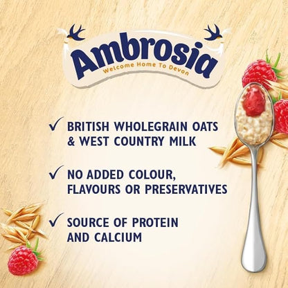 Ambrosia Raspberry Layered Porridge Pots 210g