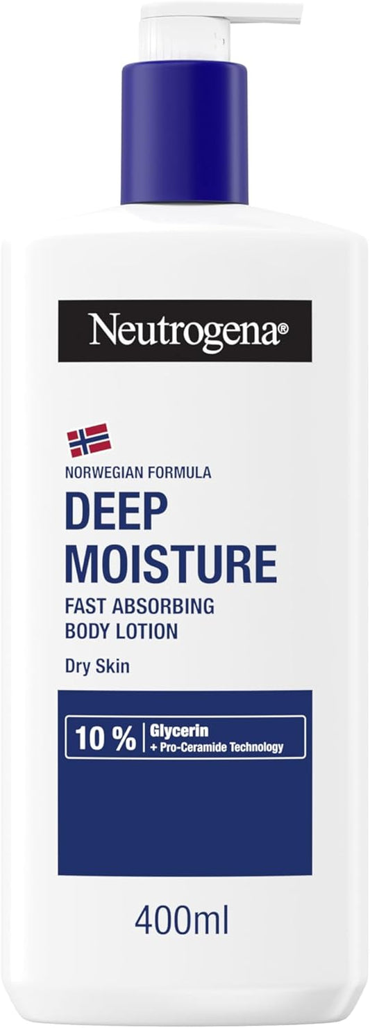 Neutrogena Norwegian Formula Deep Moisture Fast Absorbing Body Lotion 400ml