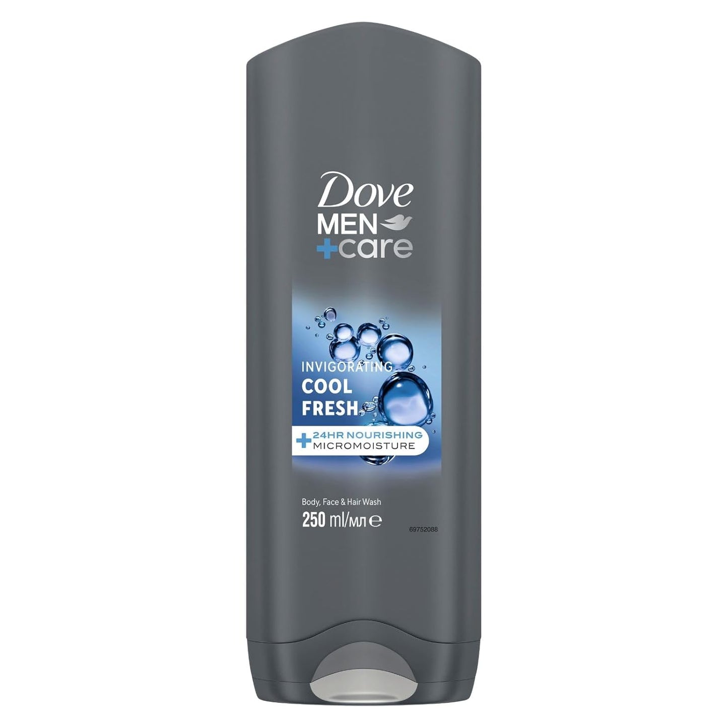 Dove Men+Care Invigorating Cool Fresh 3-in-1 Body, Face & Hair Wash 250ml