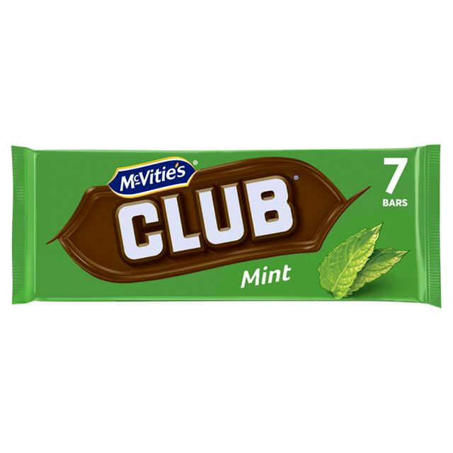 McVitie's Club Mint Biscuits 6pk 英國經典薄荷朱古力餅(6包裝)