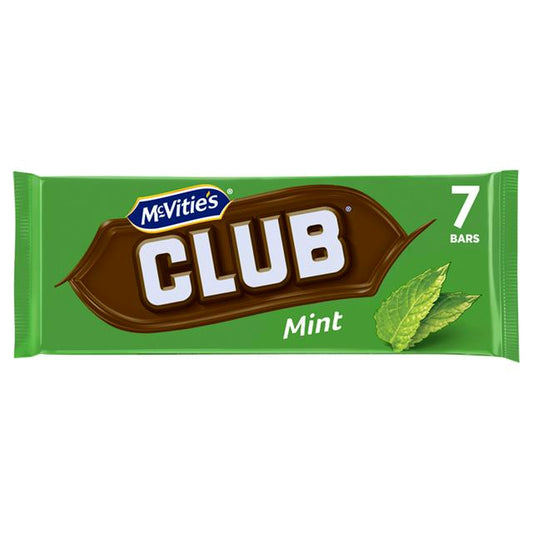 McVitie's Club Mint Biscuits 6pk 英國經典薄荷朱古力餅(6包裝)