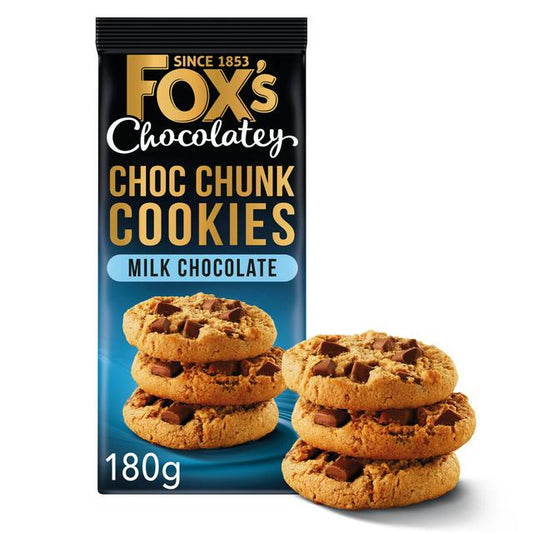 Fox's Fabulous Milk Chocolate Cookies 180g