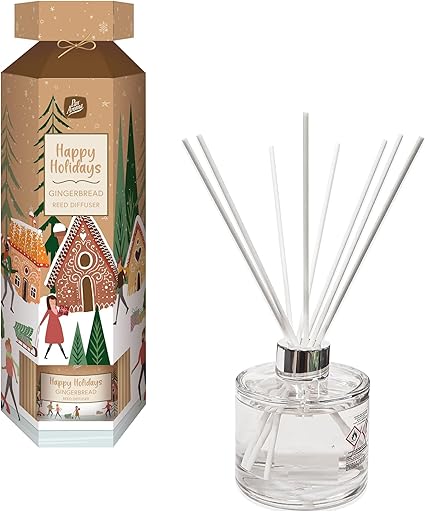 Pan Aroma Happy Holidays Reed Diffuser(Gingerbread) 100ml 節日快樂香薰(薑餅味)含藤枝