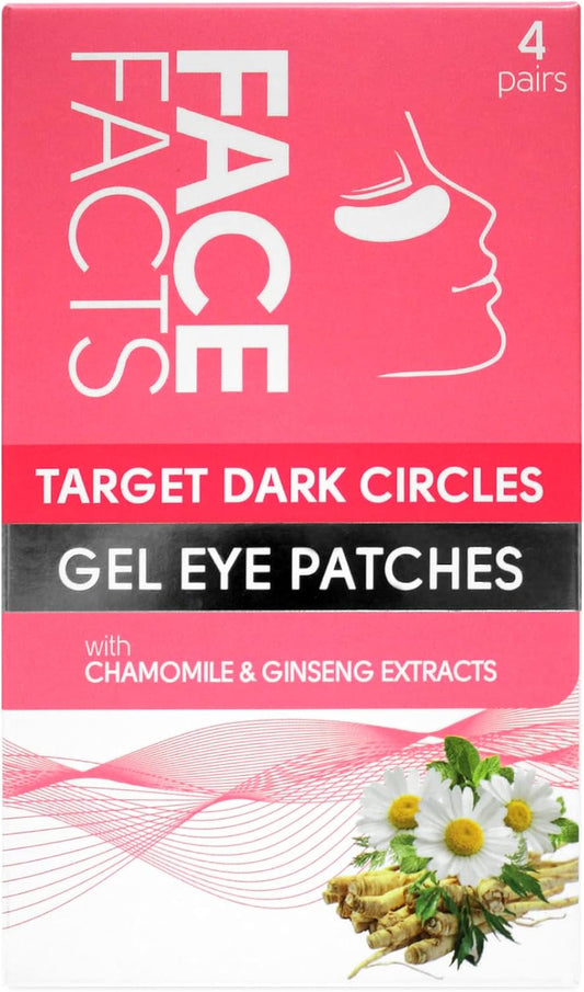Face Facts Target Dark Circles Gel Eye Patches 4 Pairs