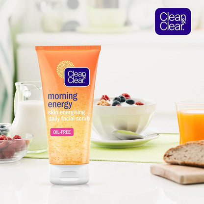 Clean & Clear Morning Energy Skin Energising Daily Facial Scrub 150ml
