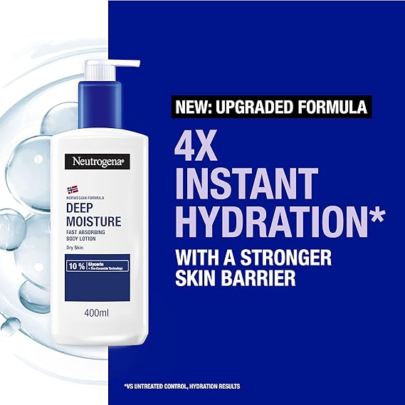 Neutrogena Norwegian Formula Deep Moisture Fast Absorbing Body Lotion 400ml