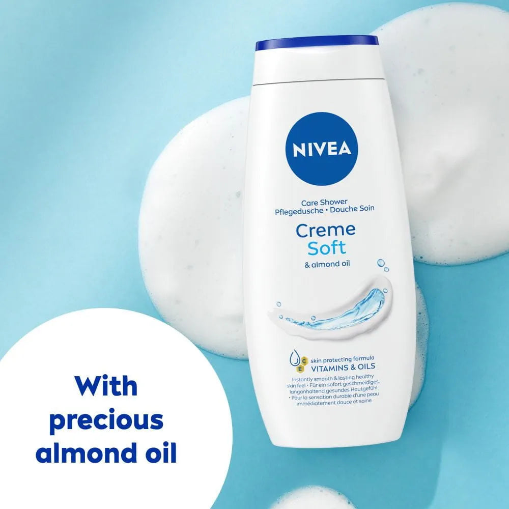 Nivea Creme Soft & Almond Oil Shower Cream 250ml