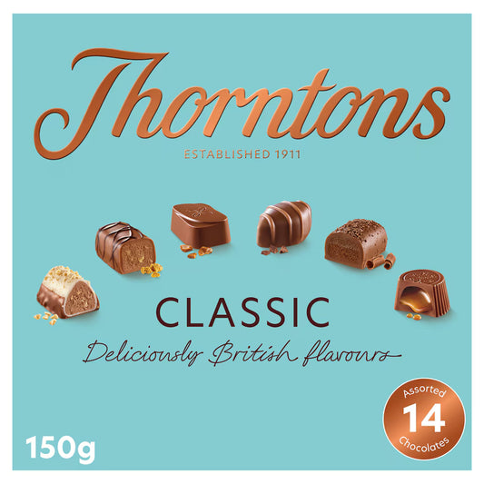 Thorntons Classic Collection Gift Box of Chocolates 150g 英國知名Thorntons經典朱古力禮盒