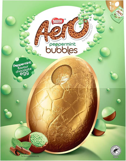 AERO Peppermint Mint Chocolate Giant Easter Egg 230g 薄荷泡泡朱古力巨型復活蛋
